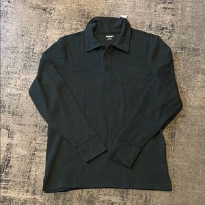 Old Navy Green Button Collared long sleeve